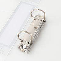 セキセイ　ロックリングファイル　D型2穴　A4タテ　背幅43mm　クリアー　F-532-90　30冊