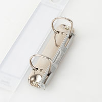 セキセイ　ロックリングファイル　D型2穴　A4タテ　背幅37mm　クリアー　F-522-90　30冊