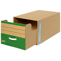 プラス　ダンボールキャビネット　A4用　書類収納　88048
