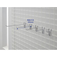 ワールドクラフト メッシュ用フックφ5(10本入)D200 NF520 1セット(20本)