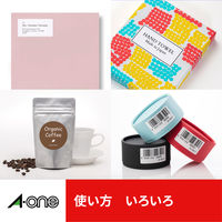 エーワン（A-one）ラベルシール ハイグレード 表示・宛名ラベル プリンタ兼用 封筒 シール  A4 21面 100シート 徳用 76421