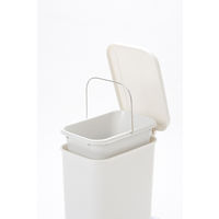 リス ペダルペール 13.2L 中容器付き H＆H15PS グレー GPRB044 1個 ペタル式ゴミ箱 日本製 幅213×奥行375×高さ429ｍｍ