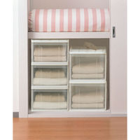 【引き出し収納】 天馬 たっぷり収納ケース たっぷり収納ケース55 M ホワイト 4904746302946 1個