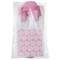 PE手提〈底マチタイプ〉　平紐　ピンク　SS　1セット（150枚）　ヘッズ  オリジナル