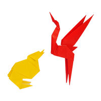 トーヨー 教育折り紙 17.6cm 14色 1箱（30袋入）