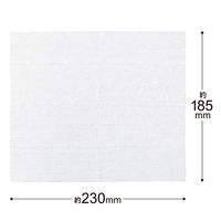 カラーパッケージおしぼり　平判　グレー　1箱（1200枚：100枚入×12袋）  オリジナル