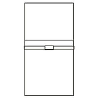 今村紙工　祝儀袋　紅白7本花結目録短冊付　220×135　モク-001　1セット（20枚）