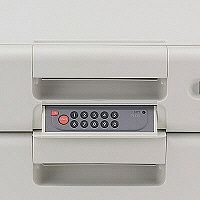 プラス 組立式スチールOAデスクシステム サイドキャビネット 3段 テンキーロック 幅369×奥行580×高さ611mm RY-046S 1台（直送品）