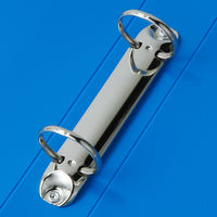 アスクル　リングファイル丸型2穴　A4タテ　背幅39mm　ブルー  オリジナル