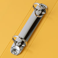 アスクル　リングファイル丸型2穴　A4タテ　背幅36mm　イエロー　10冊  オリジナル