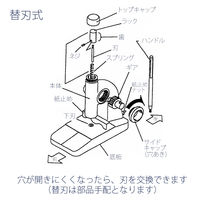 プラス スーパーパンチ NO.8B 1穴 1台（直送品）
