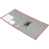 レバー式アーチファイル　A4タテ　背幅80mm　3冊　レッド　SGLAF8RD　ハピラ