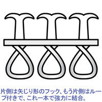 クラレファスニング　「現場のチカラ」　マジックバンド　幅10mm×長さ10m　黒　1巻  オリジナル