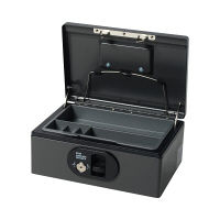 プラス　手提金庫　ダークグレー　CB-040FX　DGY　（直送品）