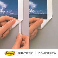 コマンドタブ キレイにはがせる はりかえ用粘着タブ Sサイズ 耐荷重400g 1パック(8枚入) スリーエム CM3TN（直送品）