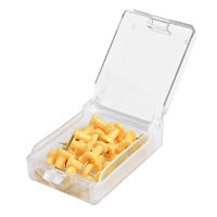 プラス　プッシュピン　イエロー　CP-103P　1箱（20本入）　（直送品）