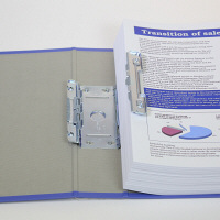 キングファイル　スーパードッチ　A4タテ　とじ厚100mm　10冊　青　キングジム　両開きパイプファイル　1470アオ