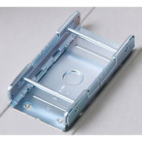 アスクル　パイプ式ファイル 両開き　ベーシックカラースーパー（2穴）A3ヨコ　とじ厚60mm背幅76mm　ブルー　5冊  オリジナル