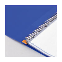 リヒトラブ　クリヤーブックルポ30P　A4S　青　N4613-8　(取寄品)（直送品）