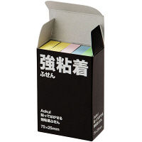 【強粘着】アスクル　強粘着ふせん　75×25mm　パステルカラー　5冊 オリジナル