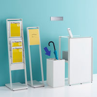 アスクル アーバンエントランス 傘立て 16本用 ホワイト 幅250×奥行250×高さ500mm 1台  オリジナル