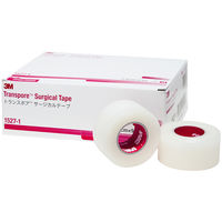 スリーエム 3M トランスポア サージカルテープ（医療用テープ） 25mm×9.1m 1527-1 1箱（12巻入）