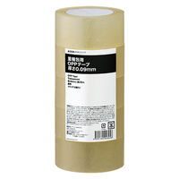 現場のチカラ 重梱包用OPPテープ 0.09mm厚 幅48mm×長さ50m アスクル 1箱（50巻入）  オリジナル