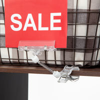 伊藤忠リーテイルリンク　クリップホルダー　ワイドホルダー（クリップ大）　5cmアーム　1セット（15個：5個入×3袋）　 オリジナル