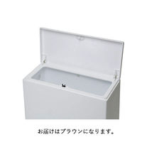 ideaco TUBELOR kitchenflap（チューブラーキッチンフラップ）8.5L ブラウン 1個 フタ付き プッシュ式 スリム