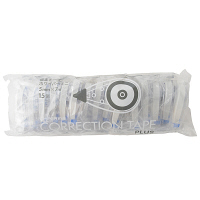 プラス 修正テープ ホワイパーミニ 幅5mm×7m ブルー 青 30個 WH-505-15P 43286