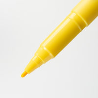 プロッキー 水性サインペン 細・極細ツイン 黄 10本 三菱鉛筆 uniユニ