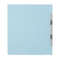プラス フラットファイル A4タテ 樹脂製とじ具 ロイヤルブルー 青 30冊 No.021N