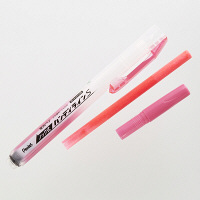 ぺんてる 蛍光ペン ハンディラインSカートリッジ ピンク XSLR3-P 1箱（10本入）