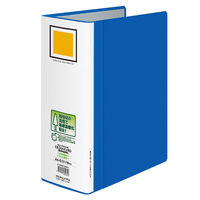 コクヨ　チューブファイル　エコツインR（間伐材使用）　A4タテ　とじ厚100mm　青　両開きパイプ式ファイル　フ-RTK6100NB　1冊