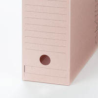 コクヨ　ファイルボックス-FS　＜Fタイプ＞　フタ付き　B4ヨコ　背幅102mm　ピンク　B4-LFFN-P　1冊