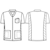 ナガイレーベン 男女兼用上衣 RT-5072 1枚　スクラブ