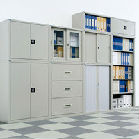 Ceha A4スチール書庫 ブックエンド 1セット（3個入）（直送品）