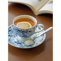 オリエンタル柄　カップ＆ソーサー　1箱（5客入）　DAY＆NIGHT