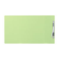 プラス　フラットファイル厚とじ500　A4ヨコ　グリーン　No.022SW（87996）　1袋（10冊入）