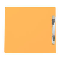 プラス　フラットファイル厚とじ500　A5タテ　イエロー　87567　1袋（10冊入）