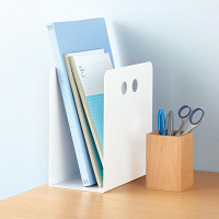 アール・エフ・ヤマカワ　スタンドアイ　ブックスタンド　ホワイト　RFBS-SEMWH　2個