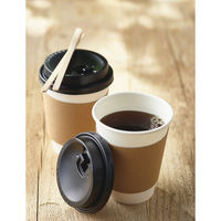 厚紙カップ 白無地 280ml（9オンス） 1袋（50個入）サンナップ 紙コップ