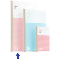 アスクルオリジナルノート　A4　40枚　B罫6mm　50冊  オリジナル