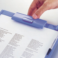 リヒトラブ　クリップボード　B5タテ　283×207mm　目盛り付　A972U-23　1箱（10枚入） ブルーバイオレット