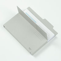 コクヨ 持ち出しフォルダー カラー A4 グレー A4-CFM 1袋(10枚入)