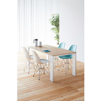 アール・エフ・ヤマカワ レセプションテーブル ナチュラル 幅1600×奥行800×高さ700mm 1台（2梱包）