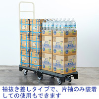 ナンシン【車上渡し】 6輪台車(抜差し)　セット HI-6R SET 1セット（3台：1台×3）（直送品）