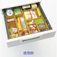 アスクル　引き出し整理ボックス　薄型　高さ30mm　大　5個  オリジナル