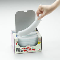 サンコー トイレ 汚れ防止 パット おしっこ吸うパット 30コ入 掃除 飛び散り 臭い対策 ホワイト 日本製 AE-92