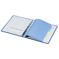 コクヨ　チューブファイルロングボディ　A4縦　60mmとじ　2穴　青　フ-L660NB